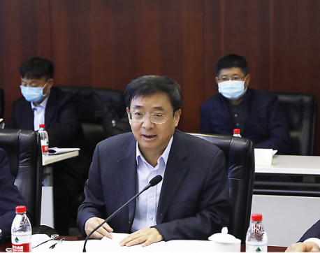 叶向东邵国勇到资本控股公司进行调研